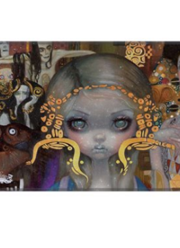 UP Playmat: Strangeling - Alice In A Klimt Dream Holofoil