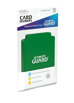 UG Card Dividers: Green (10)