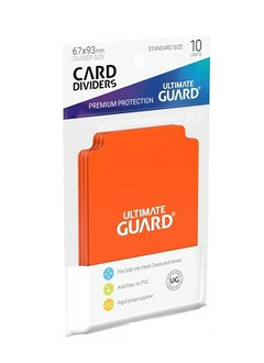 UG Card Dividers: Orange (10)