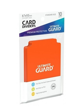 UG Card Dividers: Orange (10)