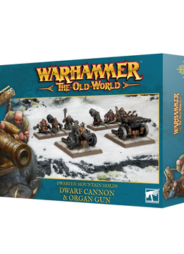 WH:OW Dwarfen Mountain Hold - Dwarf Cannon & Organ Gun (31 août 2024)