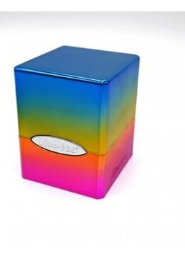 UP Deck Box: Rainbow Finish Satin Cube (100ct)