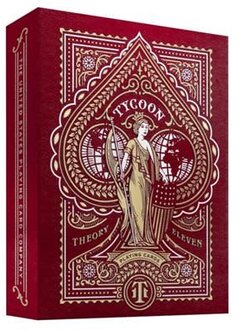 Theory 11 Playing Cards: Tycoon (Red)