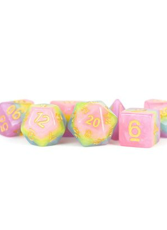 Dice: Resin 16mm 7pc Set: Pastel Fairy