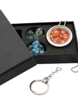 Mini Dice Hanger with Keychain