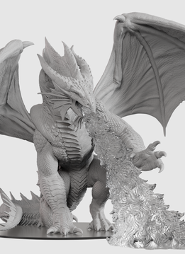 D&D Unpainted Minis: Gargantuan Bahamut