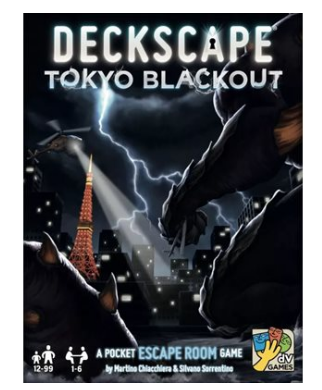 Deckscape - Tokyo Blackout - Gioco Di Carte Escape Game Cooperativo - 1-6 Giocatori, 12+ Anni - Edizione Francese