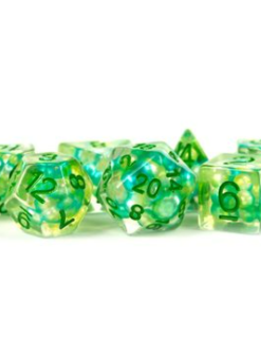 Dice: Resin 16mm 7pc Set: Pearl Sea Foam