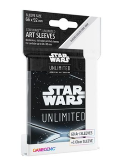 Star Wars: Unlimited Art Sleeves - Card Back Black
