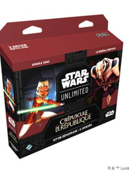 Star Wars Unlimited: Crépuscule de la République - Starter deux joueurs (FR) - 8 novembre