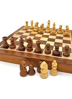 Échiquier pliant 30cm, roi 56mm/Folding chessboard