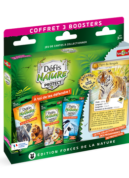 Défis Nature: Protect - Coffret 3 Boosters Tigre (FR)