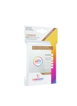 Gamegenic MATTE Sleeves: 7 Wonders (80)