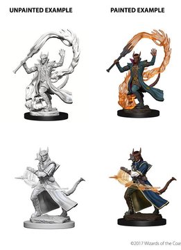DND Unpainted Minis: Wave 4 Tiefling Male Sorcerer