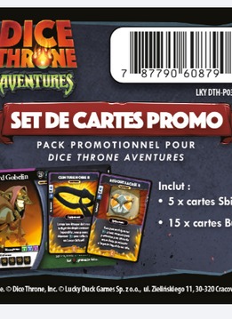Dice Throne Aventures: Set de Cartes Promo (FR)