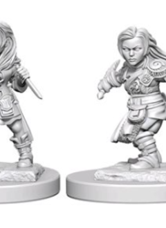 D&D Unpainted Minis: Halfling Female Rogue