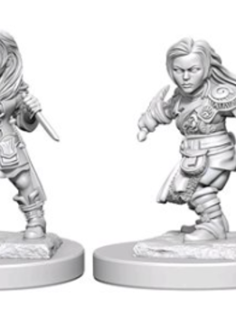 D&D Unpainted Minis: Halfling Female Rogue