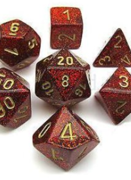 Glitter: 7Pc Ruby / Gold