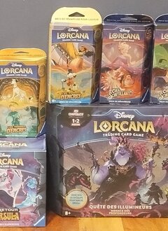 Lorcana Bundle 6 : 4 Decks de Démarrage, Ursula Trove, Quête des Illumineurs (FR)