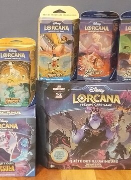 Lorcana Bundle 6 : 4 Decks de Démarrage, Ursula Trove, Quête des Illumineurs (FR)