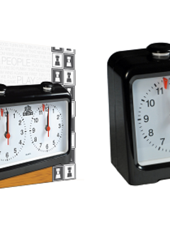 Chess Clock Wood Expression Analog Chess Timer with Delay
