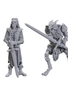 D&D Unpainted Mini: Skeleton Knights - Limited 50th Anniversary