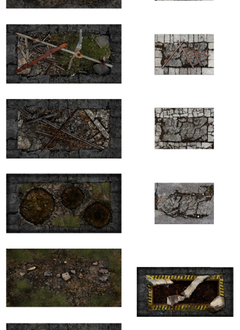 F.A.T. Mats: Terrain Base Set: Urban