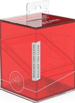 UG Boulder Deck Case: Standard 100+ Clear Ruby