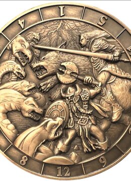 D12 Dice Coin: Battle Scene