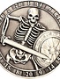D20 Dice Coin: Skeleton