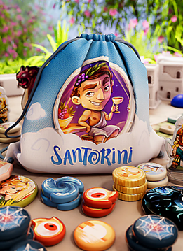 Santorini: Pantheon Edition - Acrylic Tokens