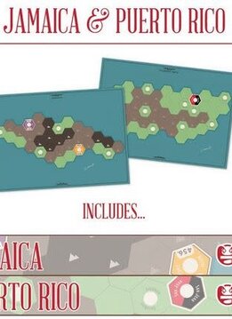 Age of Steam: Deluxe Edition - Jamaica and Puerto Rico Map