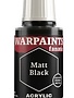 Warpaints: Fanatic Acrylic Matt Black (18ml)