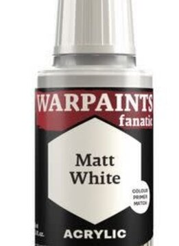 Warpaints: Fanatic Acrylic Matt White (18ml)
