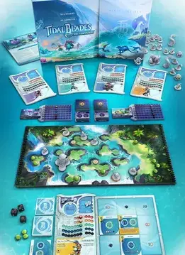 Tidal Blades 2: Rise of the Unfolders Kickstarter ( Jeu de base + set mini. + boite blanche)
