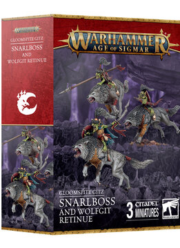 Gloomspite Gitz : Snarlboss and Wolfgit Retinue