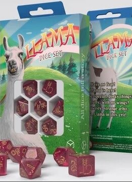 7Pcs Dice Set: Llama (Puffy)