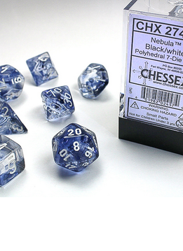 27408 Nebula 7-Die Set Black/White