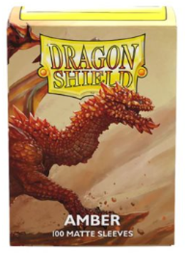 Sleeves: Dragon Shield: Matte: Amber (100ct)