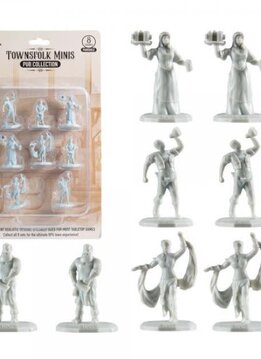 Monster Miniature: Figure Set Unpainted Pub (8 Pack)