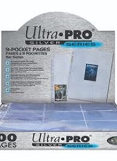 UP Ultrapro 9-Pocket Silver Box (100ct)