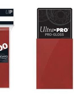 UP Standard Deck Protector Sleeves - Red (100ct)