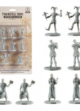 Monster Miniature: Figure Set Unpainted Entertainer (8 Pack)
