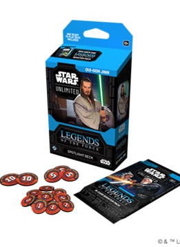 Star Wars Unlimited - Legends of the Force: Qui-Gon Jin Starter Deck (EN) (4 juil. 2025)