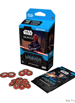Star Wars Unlimited - Legends of the Force: Dark Maul Starter Deck (EN) (4 juil. 2025)