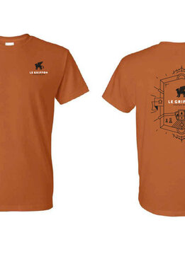 T-shirt : Orange - Le Griffon  - Taille XXL