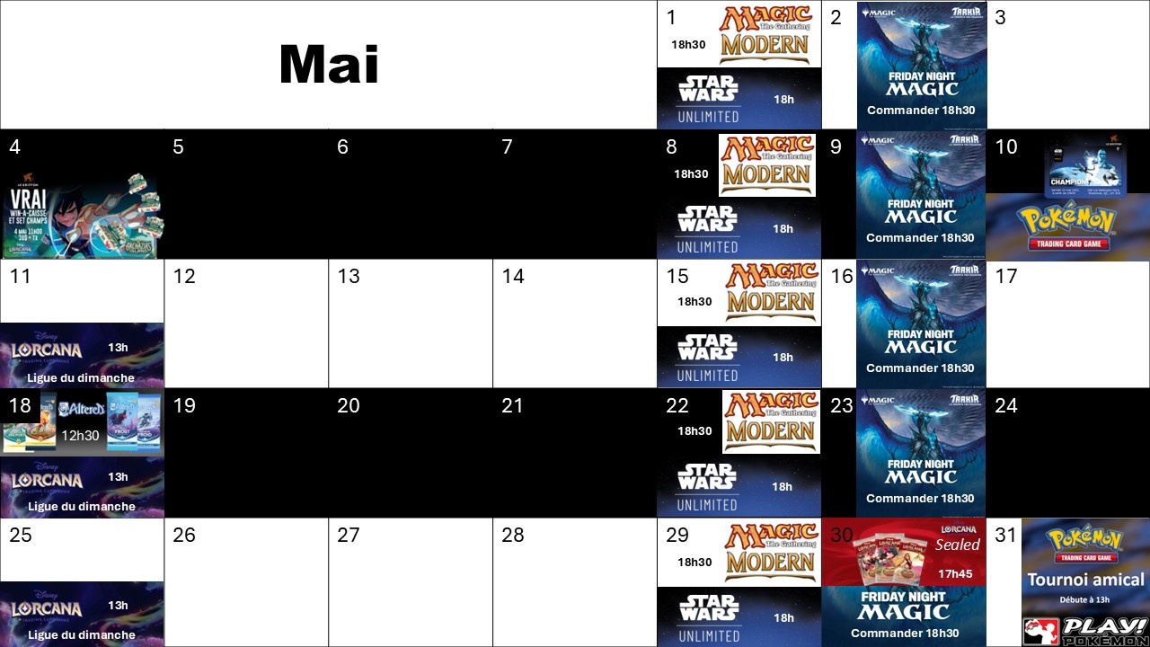 Événement de mai