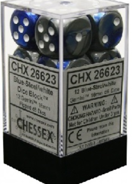 26623 gemini 12d6 blue silver