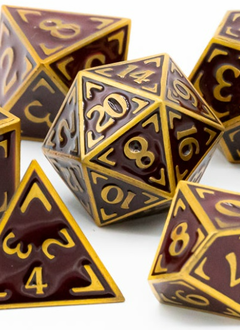 Dice: 7-Set Reticle Uchronia Nouveau (Metal)