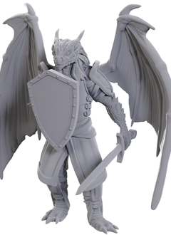 Dragonborn Of Bahamut D&D Unpainted Minis Wv25